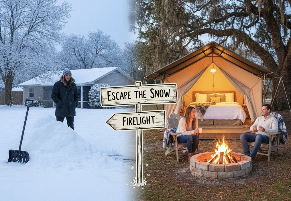 Escape the Snow: Why Winter Glamping in Central Florida is Your Next Getaway
